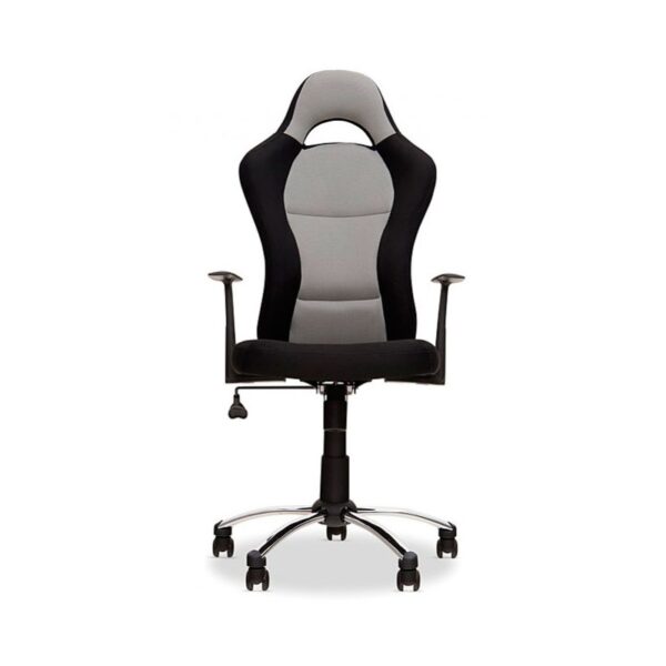 Cadira desptax Race negre-plata